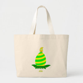 Bolso De Tela Gigante Tote Jumbo con Deseos de Pascua