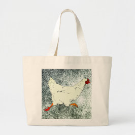 Bolso De Tela Gigante Tote Jumbo corriendo HEN
