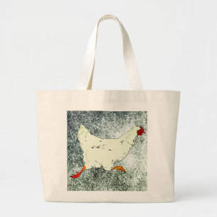 Bolso De Tela Gigante Tote Jumbo corriendo HEN