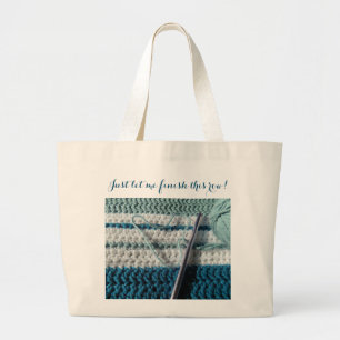 Bolso De Tela Gigante Tote Jumbo Crochet Funny