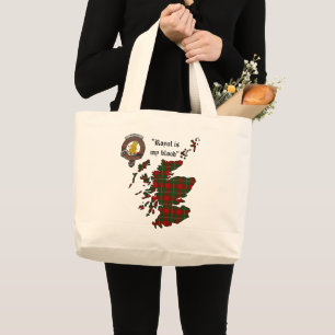 Bolso De Tela Gigante Tote Jumbo de MacGregor Clan Badge