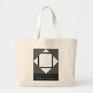 Bolso De Tela Gigante Tote Jumbo de Replicación Minimalista de Square Lo