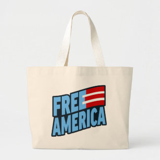 Bolso De Tela Gigante Tote Jumbo Free America