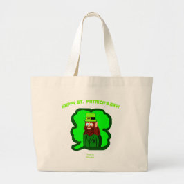 Bolso De Tela Gigante Tote Jumbo Mágico Leprechaun