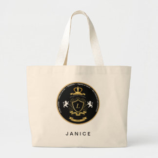 Bolso De Tela Gigante Tote Jumbo Personalizado con escudo