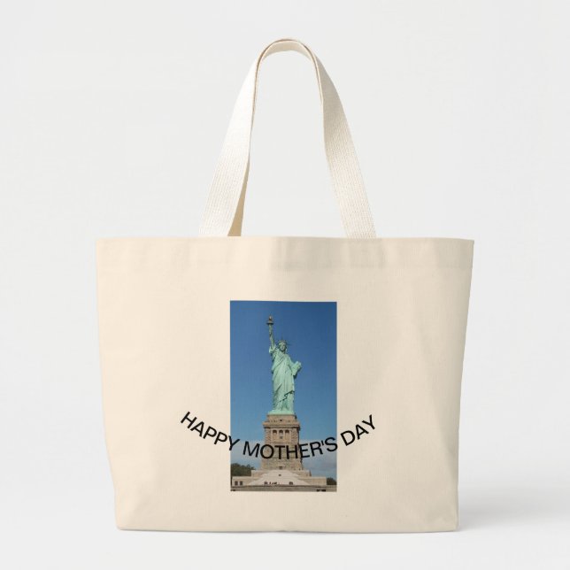 Bolso De Tela Gigante Tote Lady LibertyJumbo (Frente)