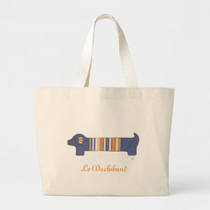 Bolso De Tela Gigante Tote lindo - Le Dachshund