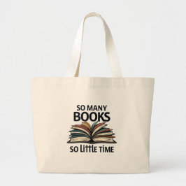 Bolso De Tela Gigante Tote Lover del libro