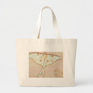 Bolso De Tela Gigante Tote Luna Butterfly