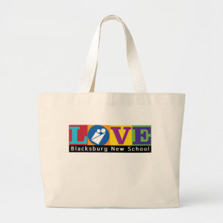 Bolso De Tela Gigante Tote Merch de la nueva escuela de Blacksburg