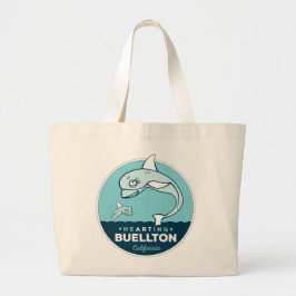 Bolso De Tela Gigante Tote - Olas de gelatina - Buellton.Art