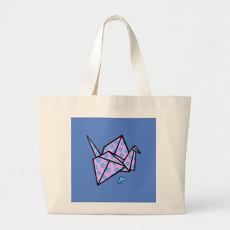 Bolso De Tela Gigante Tote Origami Crane