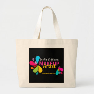 Bolso De Tela Gigante Tote personalizado del artista de maquillaje