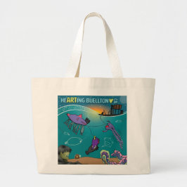 Bolso De Tela Gigante Tote - Pesca para monstruos marinos - Buellton.Art