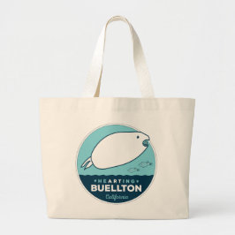 Bolso De Tela Gigante Tote - Pesca para monstruos marinos - Buellton.Art