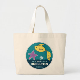 Bolso De Tela Gigante Tote - Pescado Goldie - Buellton.Art