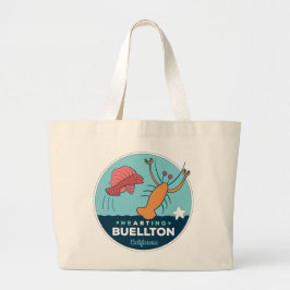 Bolso De Tela Gigante Tote - Pescado Goldie - Buellton.Art
