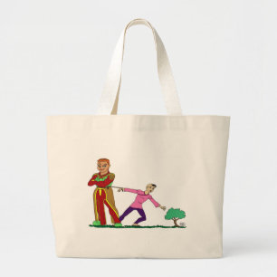 Bolso De Tela Gigante Tote Qho-Dependiente