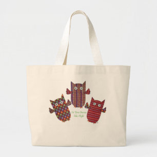 Bolso De Tela Gigante Tote-Que tus sueños vuelen
