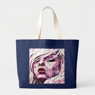 Bolso De Tela Gigante Tote rosado del chica