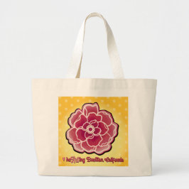 Bolso De Tela Gigante Tote - Rosas pop - Buellton.Art