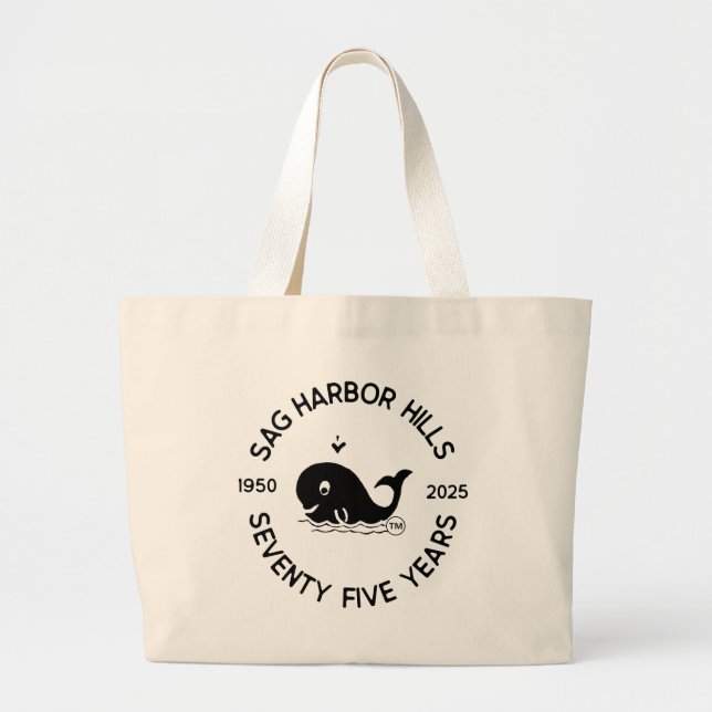 BOLSO DE TELA GIGANTE TOTE SAG HARBOR HILLS JUMBO (Frente)