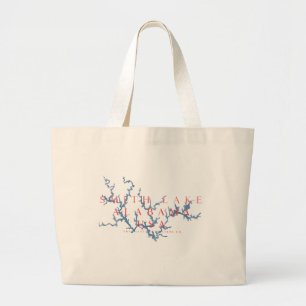 Bolso De Tela Gigante Tote Smith Lake Alabama USA