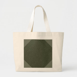 Bolso De Tela Gigante Tote texturizado geométrico de mosaico verde