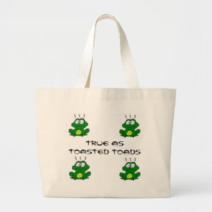 Bolso De Tela Gigante Tote tostado de los sapos