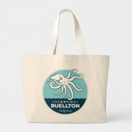 Bolso De Tela Gigante Tote - Turtle Swim - Buellton.Art