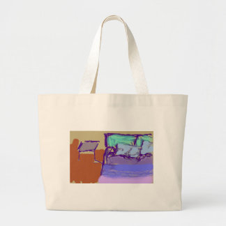 Bolso De Tela Gigante Tote Vibes de dormitorio