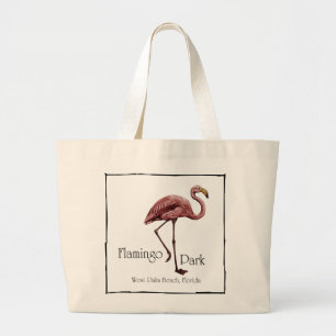 Bolso De Tela Gigante Totebag del parque del flamenco