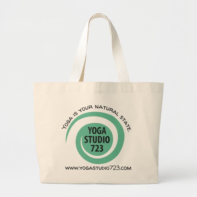 BOLSO DE TELA GIGANTE TOTEBAG YOGA STUDIO 723 (Frente)