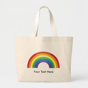 Bolso De Tela Gigante Totes arcoiris clásicos - Personalizado, personali