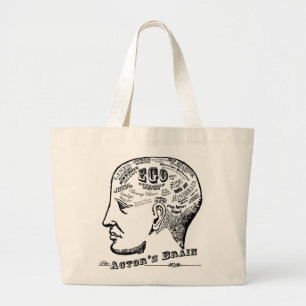 Bolso De Tela Gigante Totes del cerebro del actor