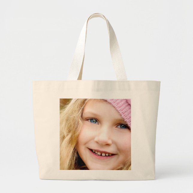 Bolso De Tela Gigante TOTES FOTOGRÁFICOS personalizados (Frente)