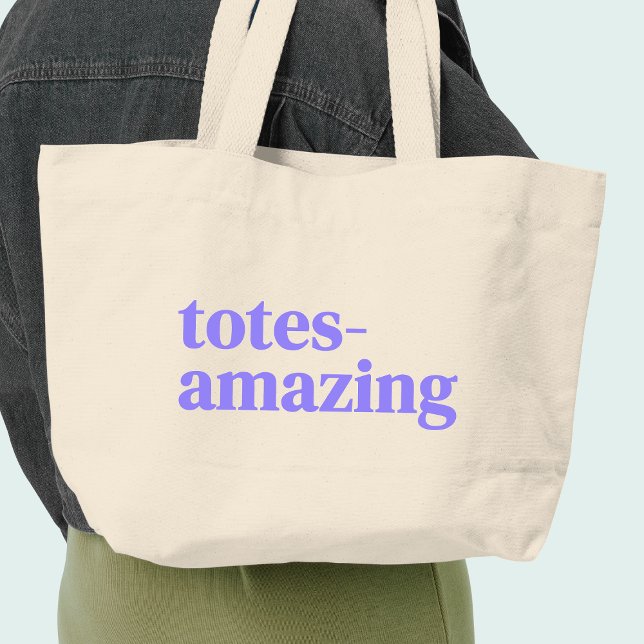 Bolso De Tela Gigante Totes Increíble Cita Lilac Art Tote Bag (Subido por el creador)