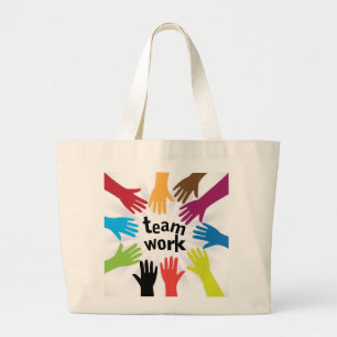 Bolso De Tela Gigante TrabajoDeEquipo