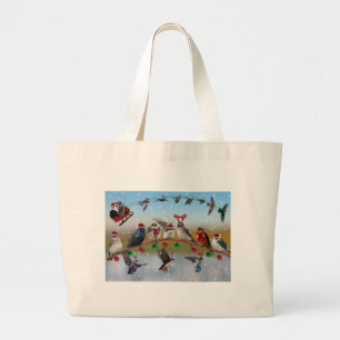 Bolso De Tela Gigante Tragos del navidad