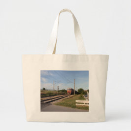 Bolso De Tela Gigante Tren Eléctrico