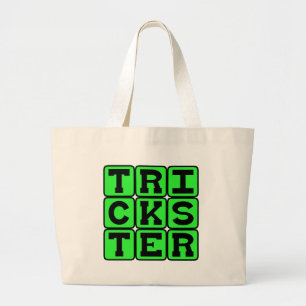 Bolso De Tela Gigante Trickster, ilusionista