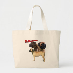 Bolso De Tela Gigante Trío de Bullmastiff 2