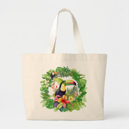 Bolso De Tela Gigante Tropical Toucan Bird
