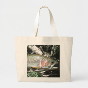 Bolso De Tela Gigante Trucha arco iris