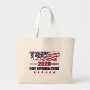 Bolso De Tela Gigante Trump 2020 Mantenga a Estados Unidos grande