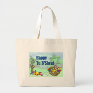 Bolso De Tela Gigante Tu feliz B'Shvat