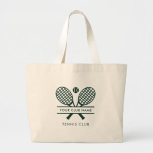 Bolso De Tela Gigante Tu nombre de club Tennis Green Team Promotion Swag