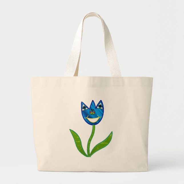 Bolso De Tela Gigante Tulip (Frente)