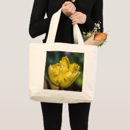 Bolso De Tela Gigante Tulip amarillo