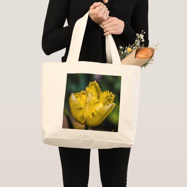 Bolso De Tela Gigante Tulip amarillo (Anverso (producto))